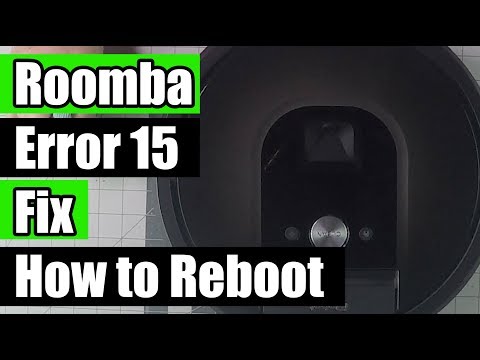 Roomba Error 15 FIX - How to Reboot a Roomba