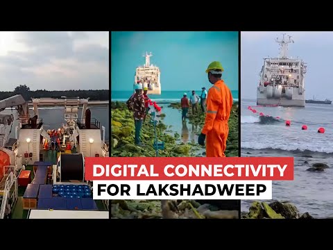 Watch: Submarine optical fiber cable laid between Kochi and 11 islands of Lakshadweep