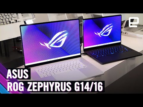 ASUS ROG Zephyrus G14 and 16 hands-on at CES 2024