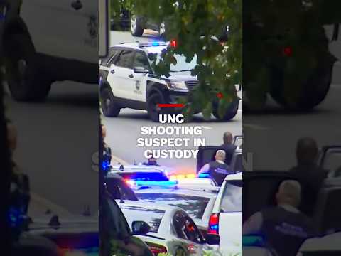 UNC campus shooting suspect in custody
