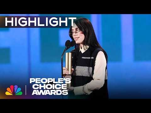 Billie Eilish Wins the People's TV Performance | People's Choice Awards 2024 | NBC