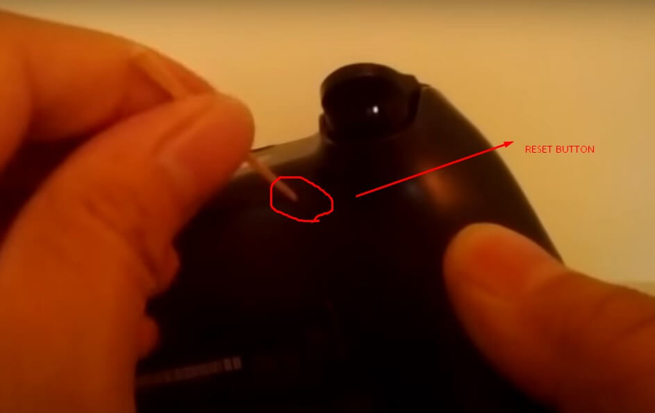 ps4 reset button