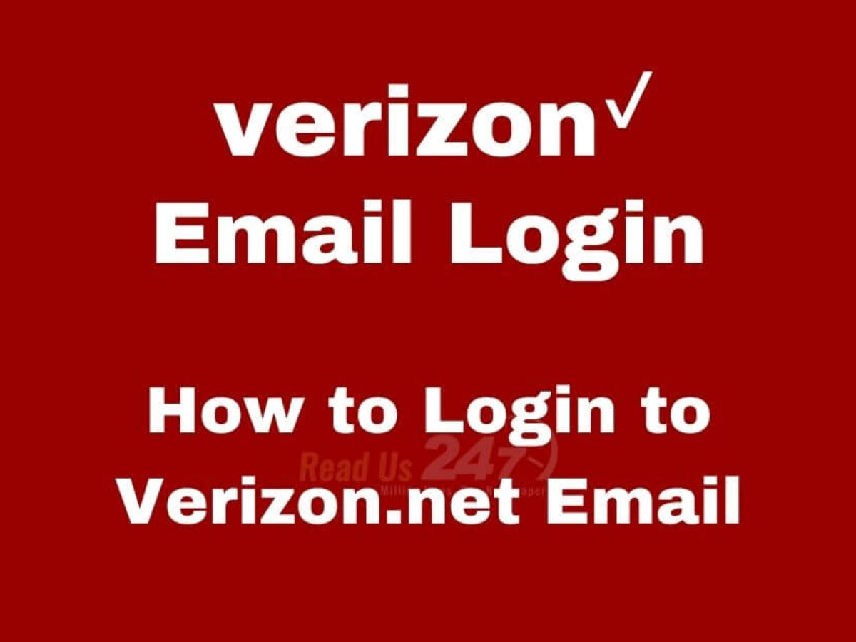 verizon email account settings for outlook
