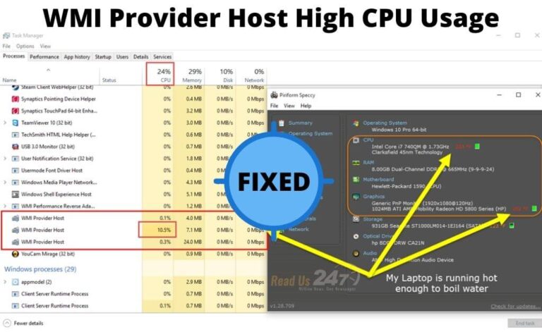 WMI Provider Host High CPU Usage