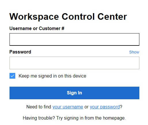 godaddy workspace login