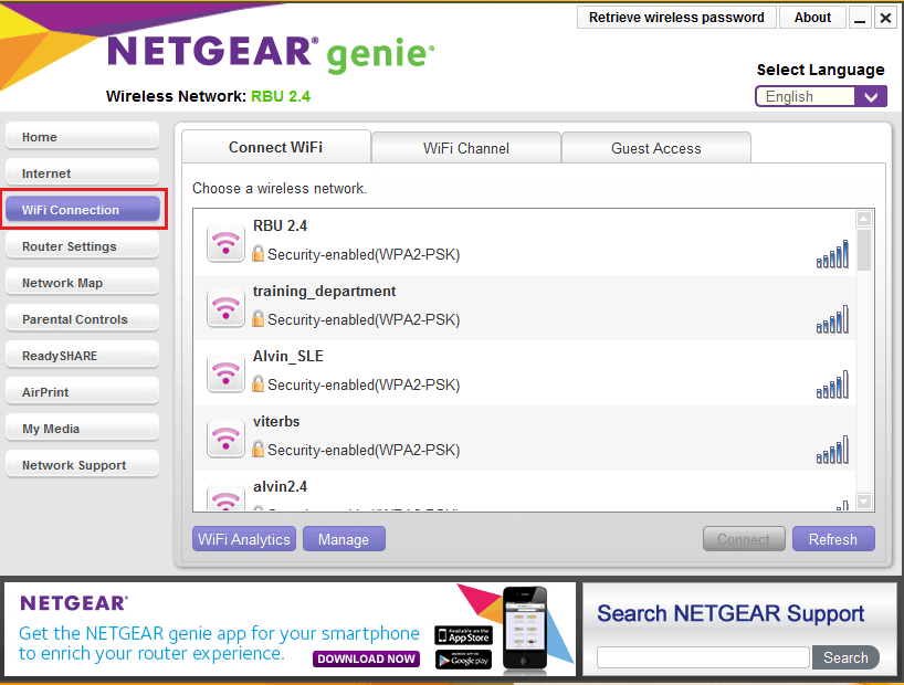 Netgear Genie Desktop Application