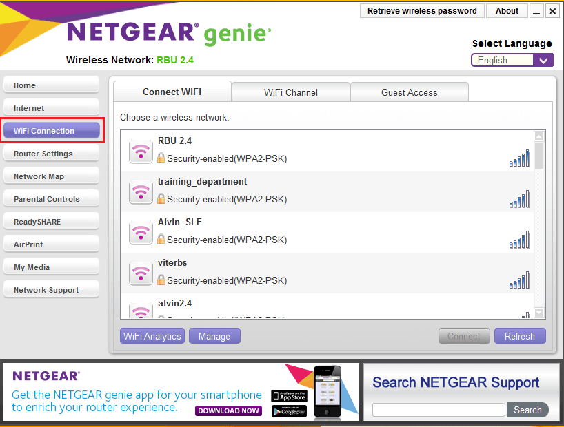 netgear genie router login