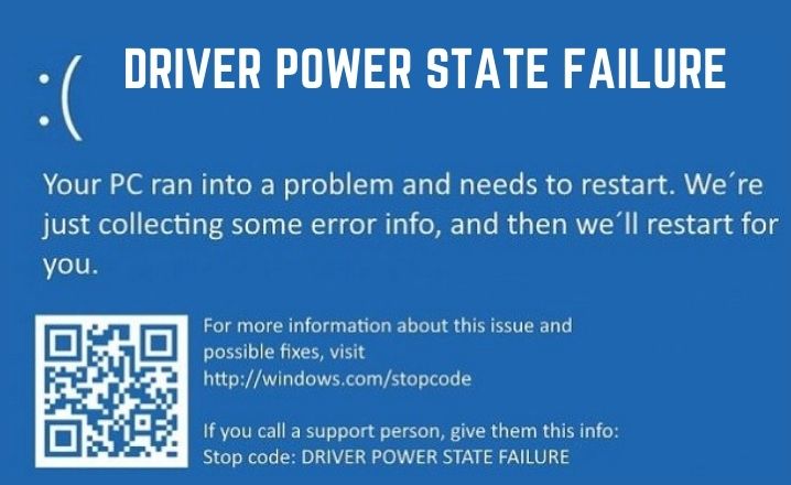 driver power state failure