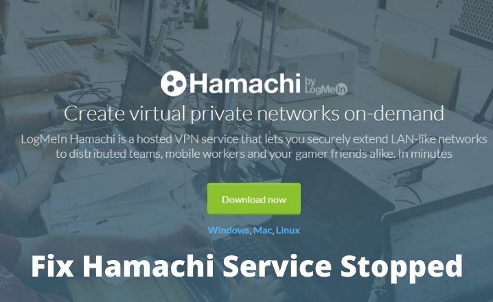 Hamachi Service Stopped