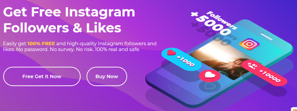 free Instagram followers and likes