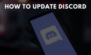 how to update discord