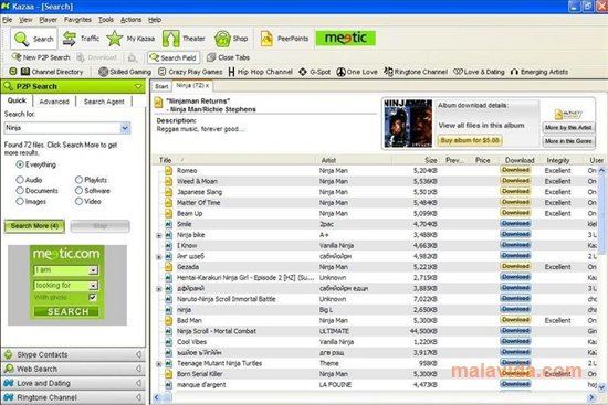 download kazaa p2p