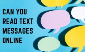 can you read text messages online