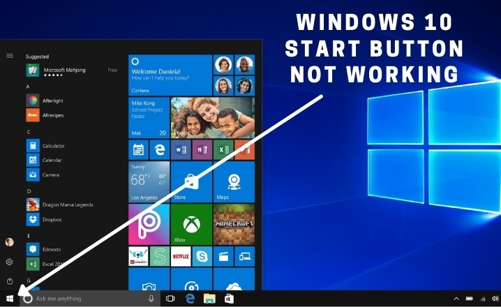 Windows 10 Start Button not Working after Coreldraw x3 Installation