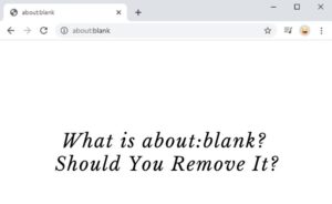 What is aboutblank