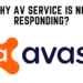 AV Service is Not Responding