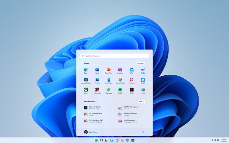 Windows 11 Insider Preview Build 22000.71