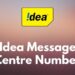 Idea message centre number