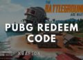 PUBG Redeem Code