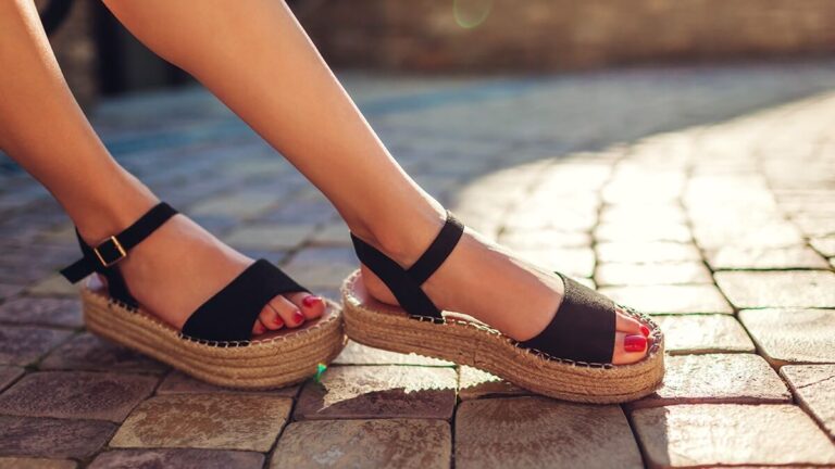 Weared Women Sandals