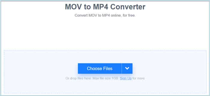 convert mov files to mp4 online