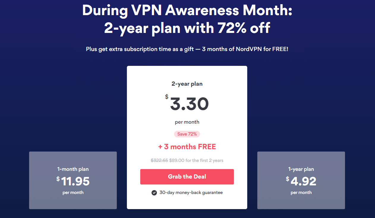 nordvpn plans