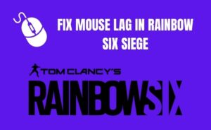 fix mouse lag in rainbow six siege