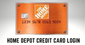 home depot credit card login