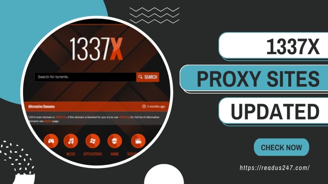 1337x Proxy List Unblock 1337x.to Torrent Site [November 2024!]