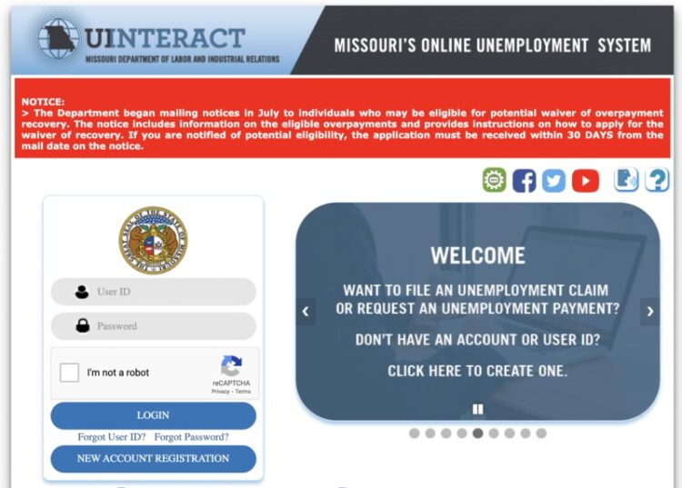 Uinteract login Uinteract Missouri Unemployment Login 2024
