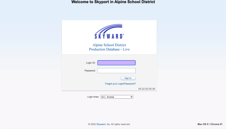 Skyward Alpine School District Login