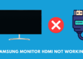 samsung monitor hdmi not working
