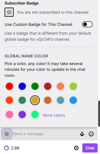 twitch chat color