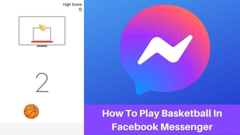 Play Secret Basketball Game In Facebook Messenger