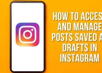 Manage Posts Saved as Drafts in Instagram