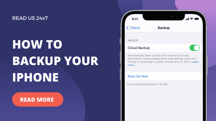 How to Backup Your iPhone