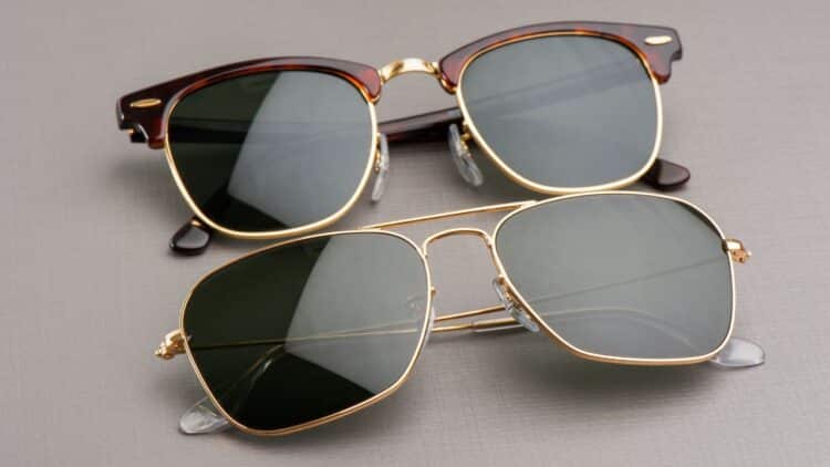Nerd Glasses and Aviator Sunglasses