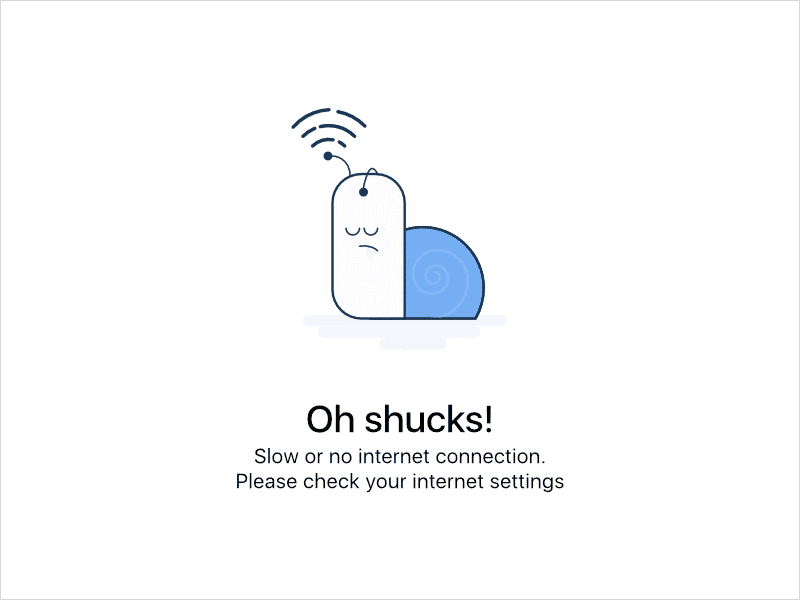 Poor Internet Connection