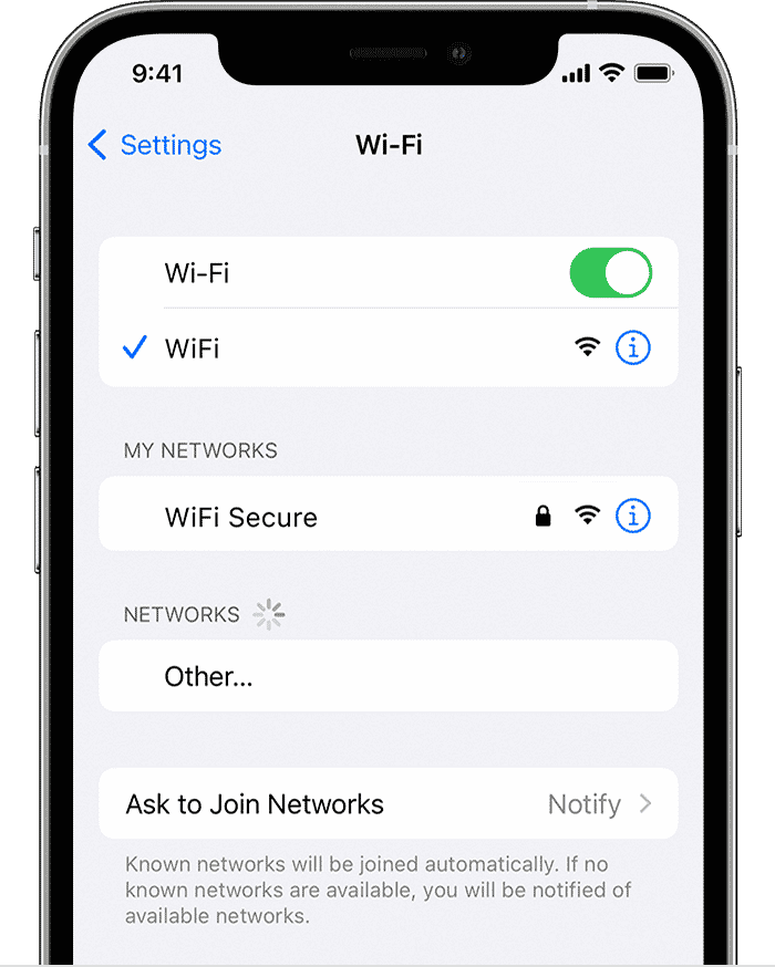 connect mobile with wifi