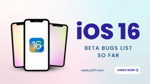 iOS 16 Beta Bugs