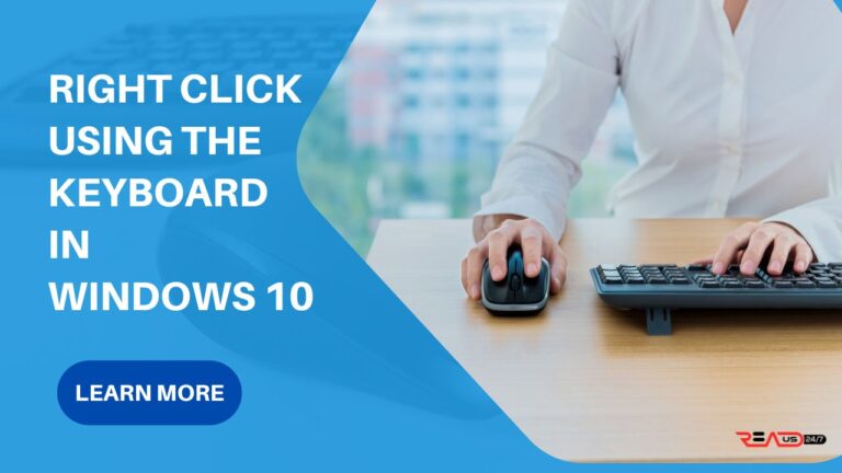 Right Click Using The Keyboard in Windows 10