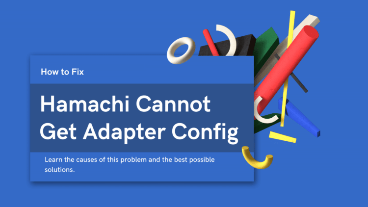 hamachi cannot get adapter config
