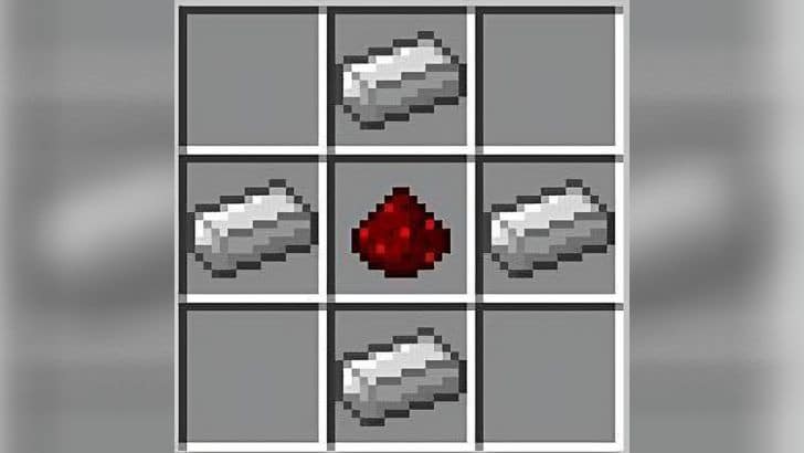 Find Iron Ingots and Redstone Dust