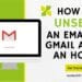 Unsend An Email In Gmail
