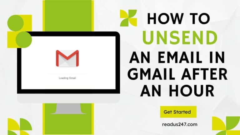 Unsend An Email In Gmail