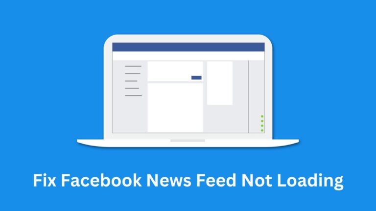 Facebook News Feed Not Loading