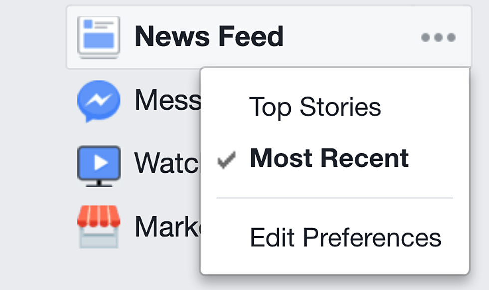 Refresh your Facebook news feed manually