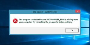 d3dcompiler_43.dll Missing Error