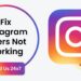 instagram filters not working