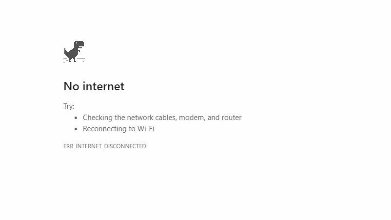 internet connection issue